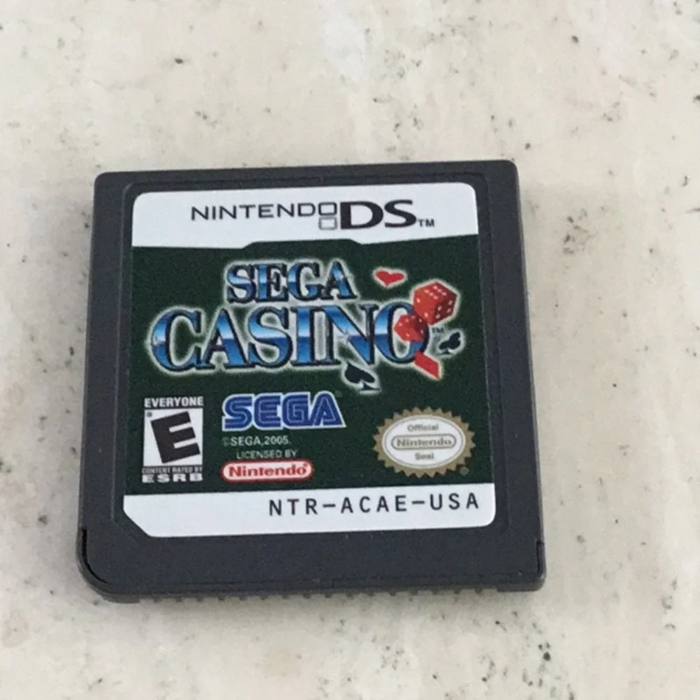 Sega Casino Nintendo DS Game Casino Games